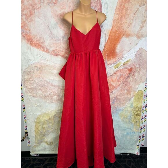 Anthropologie Sachin & Babi Hadley V-Neck Back-Bow Empire Gown - Picture 7 of 11